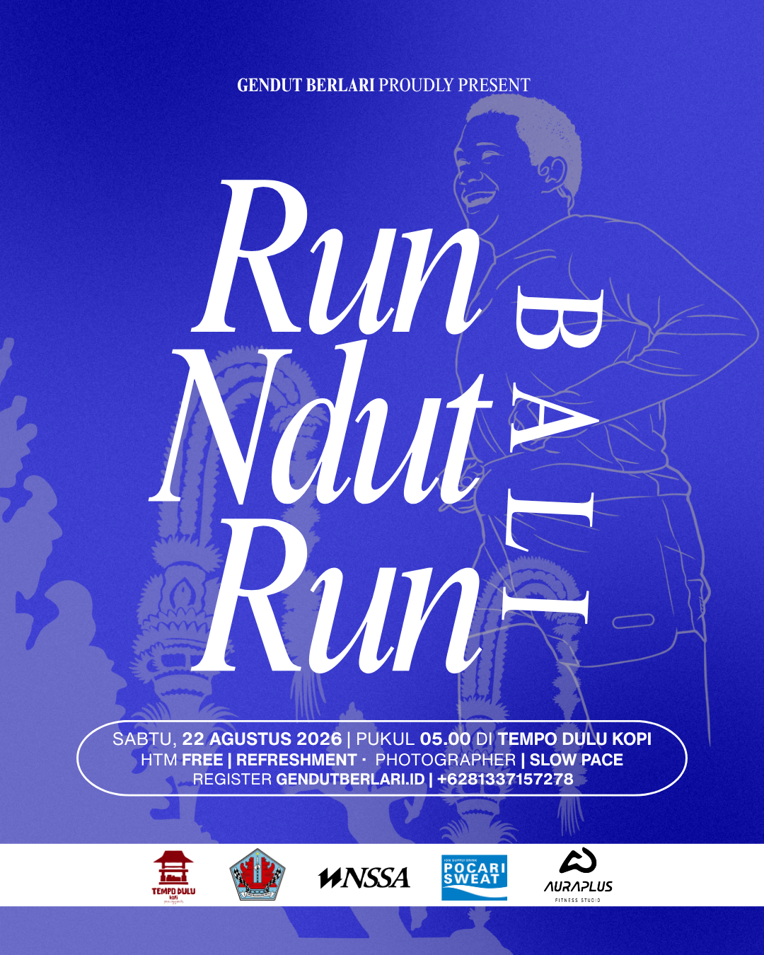 Poster Run Ndut Run Bali