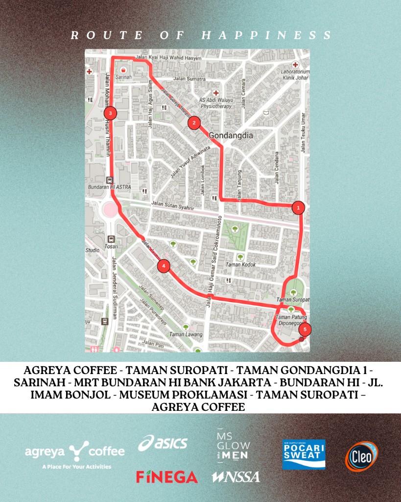 Rute Run Ndut Run Jakarta